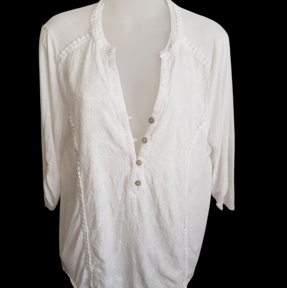 Women's White Silky Soft Blouse